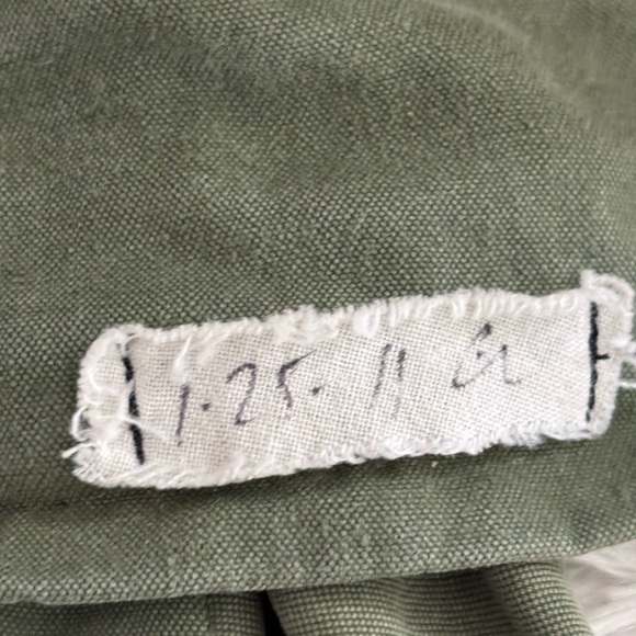 Greg Lauren Army Tent Tux Jacket - Size 2 Medium Made from Vintage Army Tents - Picture 9 of 13